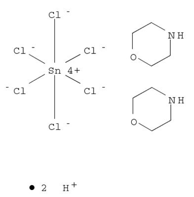 Stannate(2-), hexachloro-, (OC-6-11)-, dihydrogen, compd. with morpholine (1:2) (9CI)
